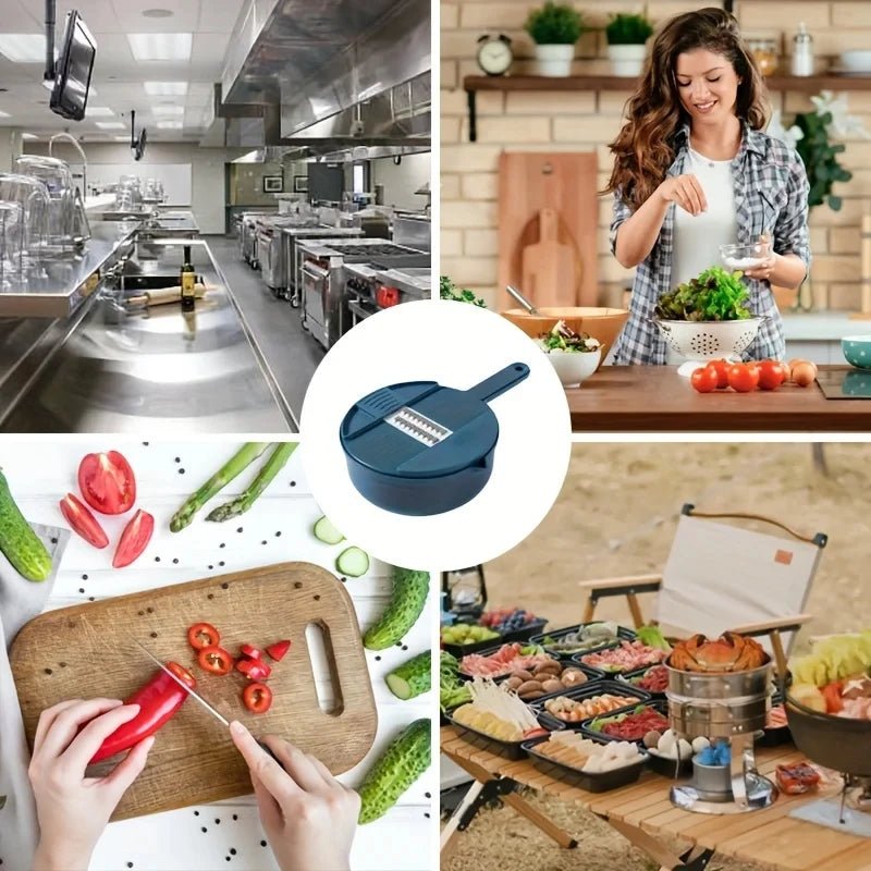 CutShredGrater™ râpe à légumes manuelle voyant l'utilisateur