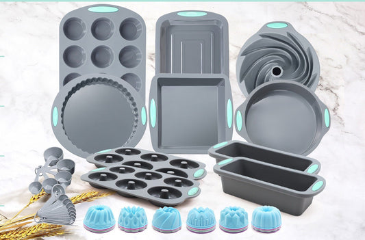 Ensemble 51 pièces moule silicone | Antiadhésif 230°C - Duocuisine