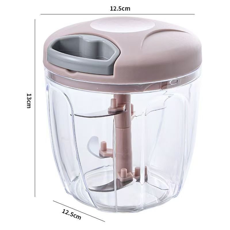 Hachoir à main rose 900 ml