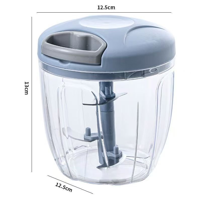 Hachoir à main bleu 900 ml