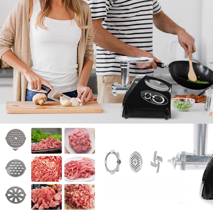 Hachoir VNIMTI en fonctionnement — hachage de viande cuisine domestique