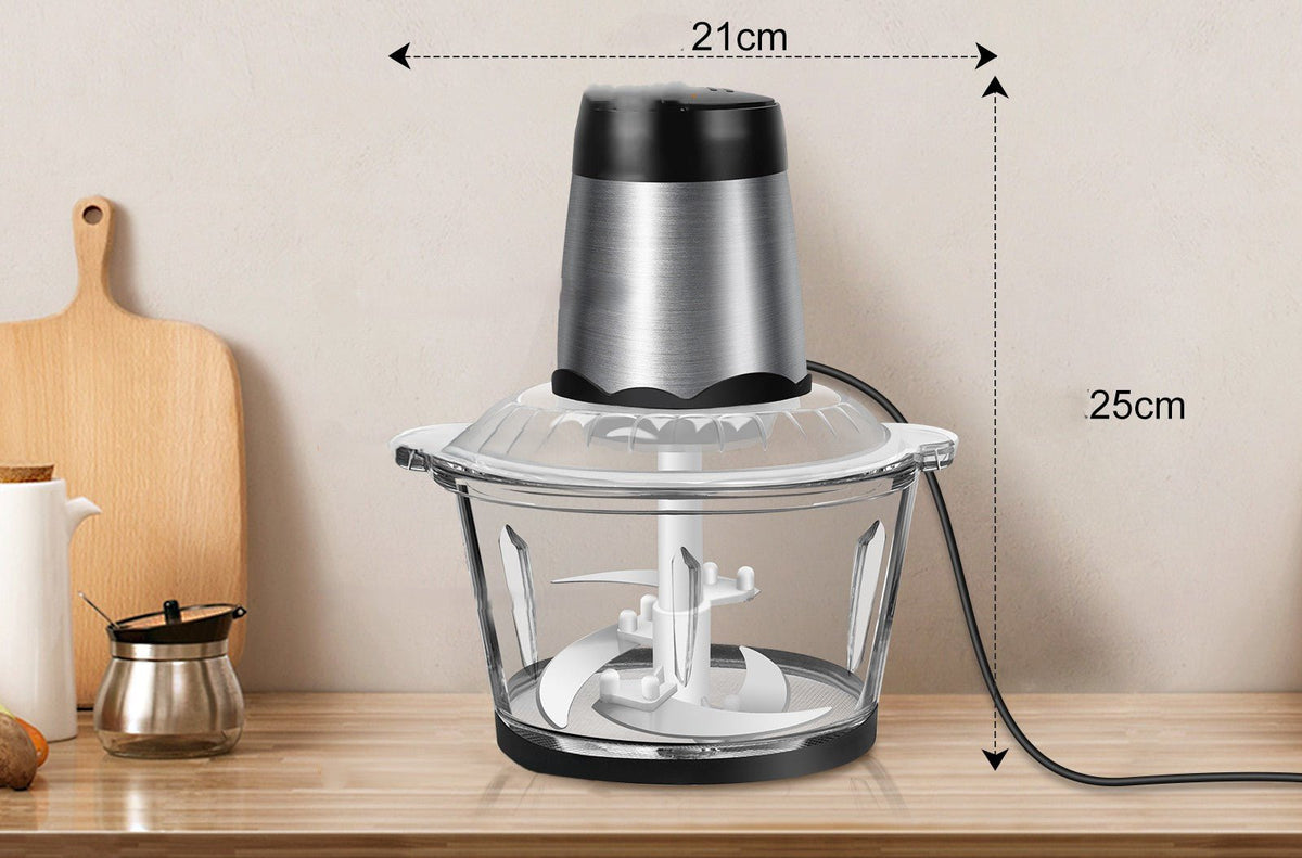 Hachoir électrique compact – rangement facile