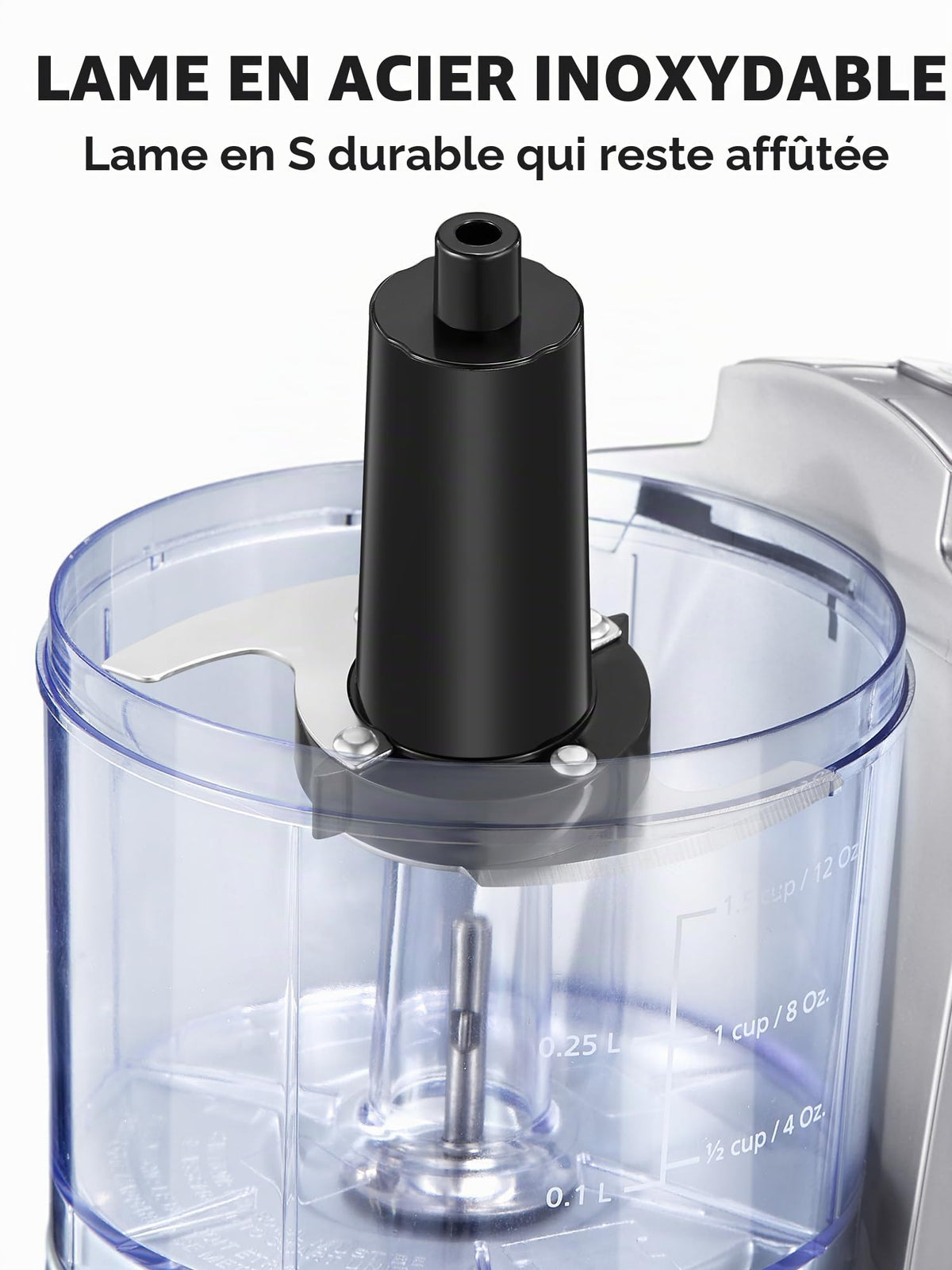 Hachoir électrique One-touch de 1.5 tasses | Rapide - Duocuisine
