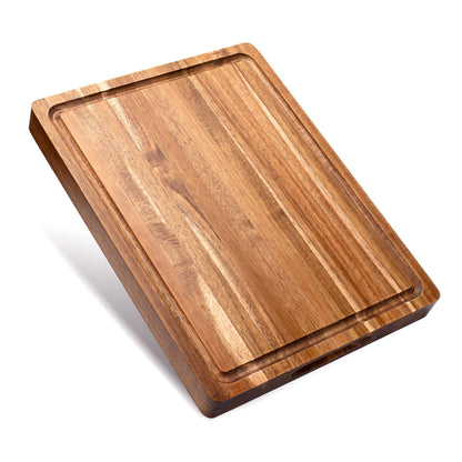 planche à découper bois acacia Willkommen