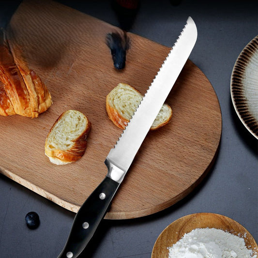 couteau de cuisine professionnel à pain Shanzu