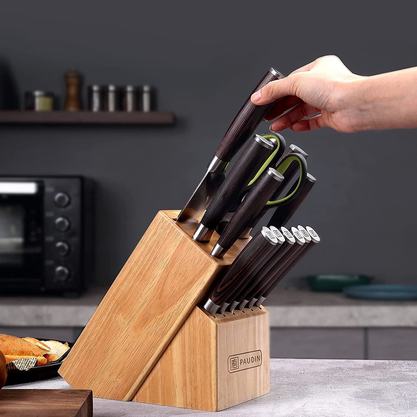 set de couteaux de cuisine Paudin 14 pièces