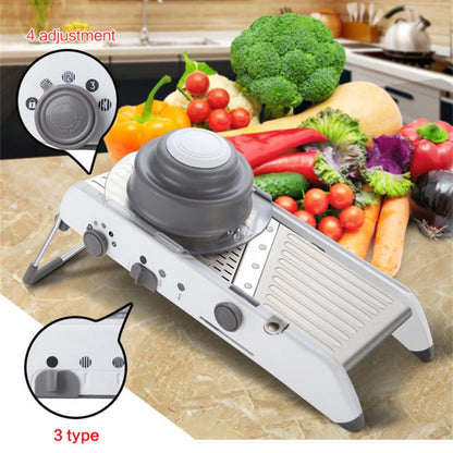 mandoline cuisine multifonction blanc