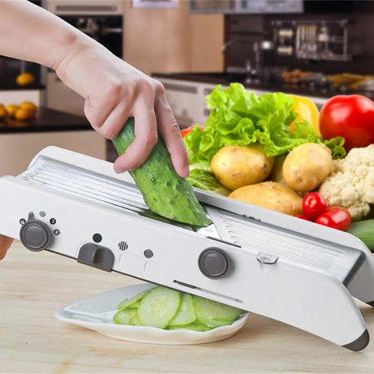 mandoline cuisine multifonction blanc