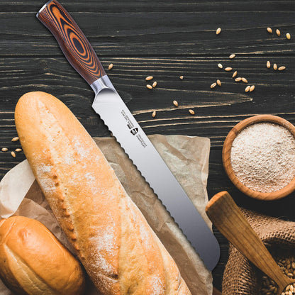 couteau de cuisine professionnel a pain Tuo