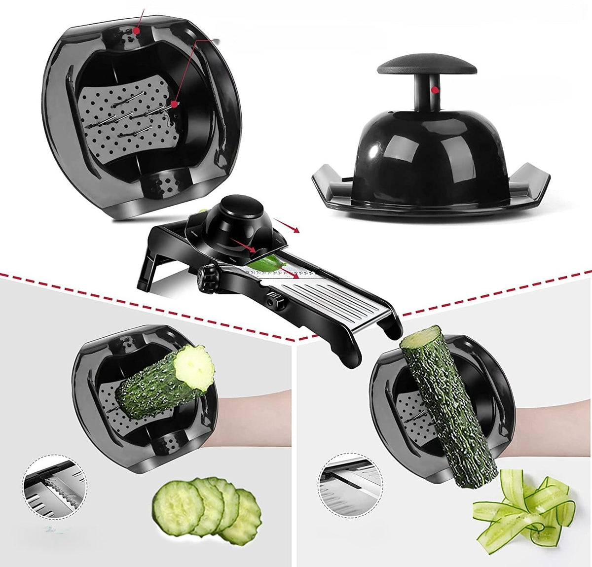 mandoline cuisine professionnelle 10 en 1 - Duocuisine