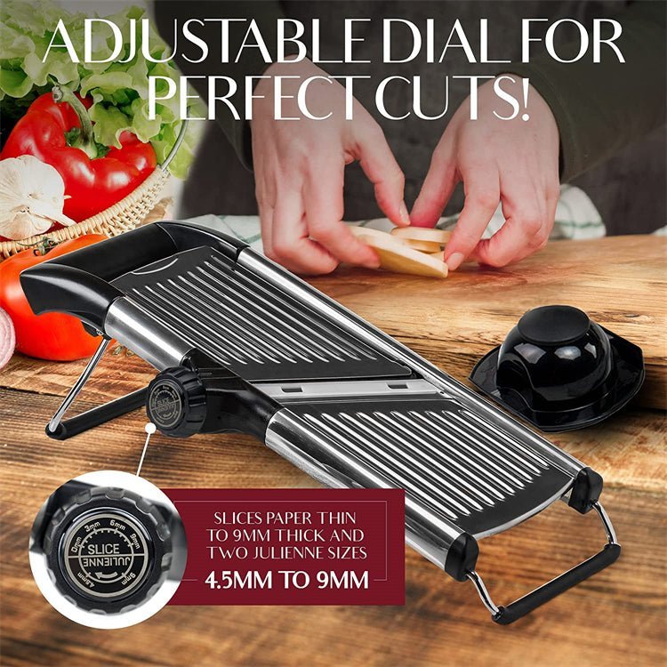 Mandoline Cuisine Trancheuse | Réglable Inox - Duocuisine