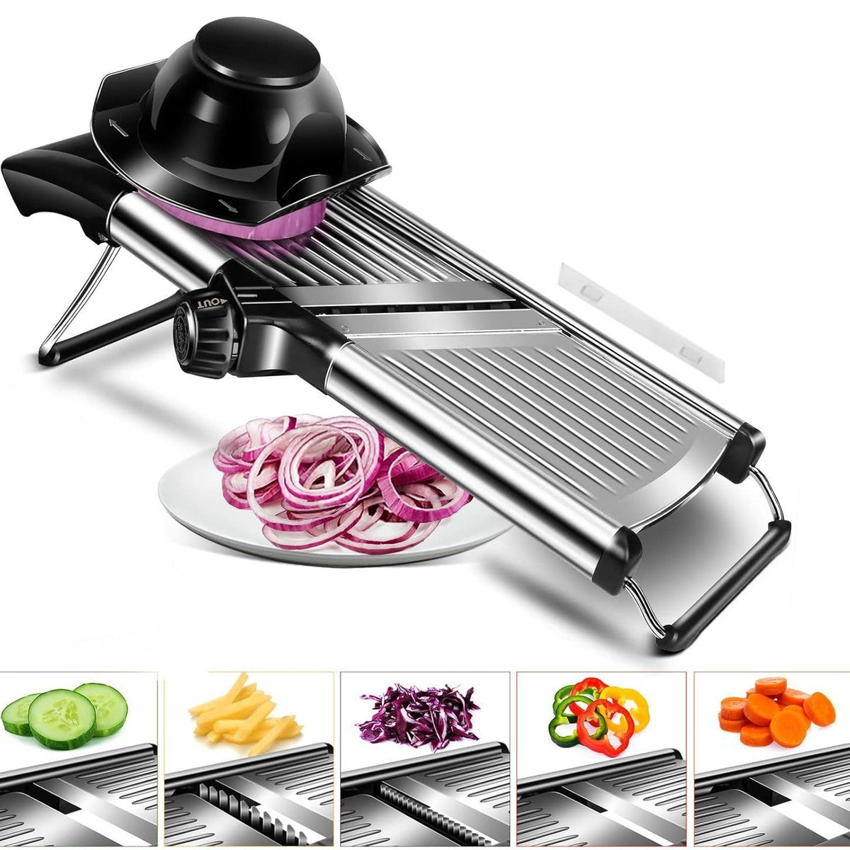 Mandoline Cuisine Trancheuse | Réglable Inox - Duocuisine