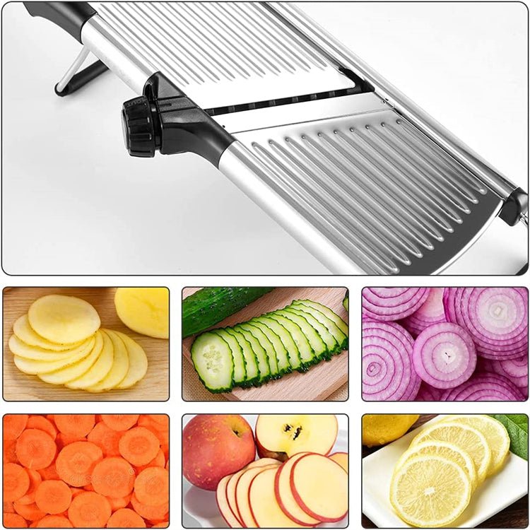Mandoline Cuisine Trancheuse | Réglable Inox - Duocuisine