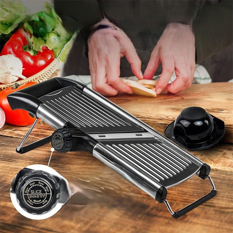 Mandoline Cuisine Trancheuse | Réglable Inox - Duocuisine