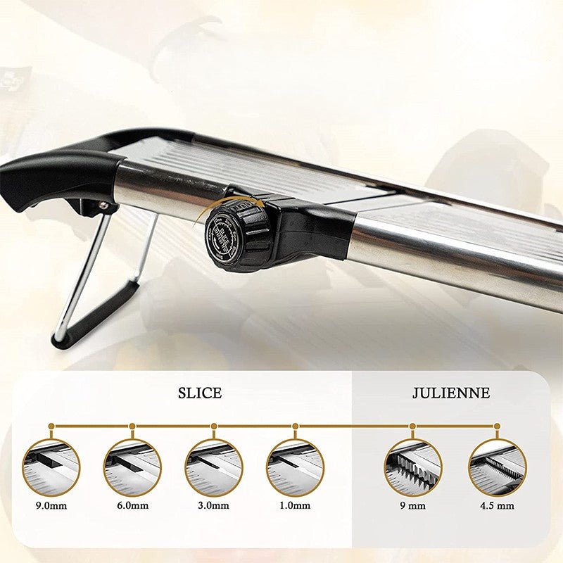 Mandoline Cuisine Trancheuse | Réglable Inox - Duocuisine