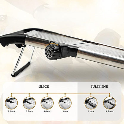 Mandoline Cuisine Trancheuse | Réglable Inox - Duocuisine