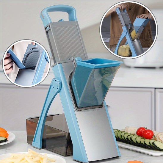 Mandoline de Cuisine Polyvalente – 5 Types de Découpes - Duocuisine