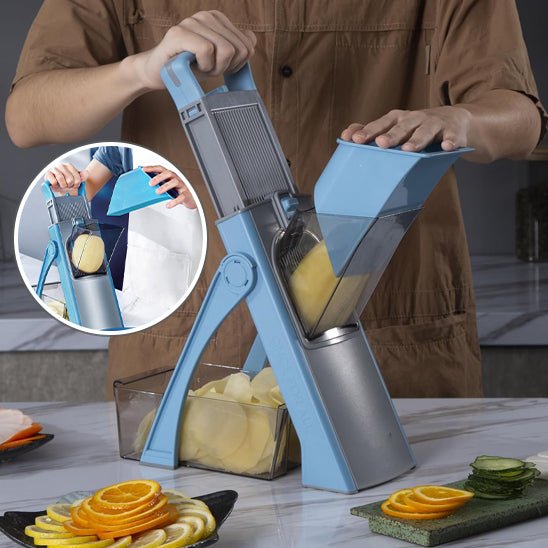 Mandoline de Cuisine Polyvalente – 5 Types de Découpes - Duocuisine