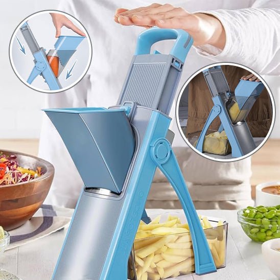 Mandoline de Cuisine Polyvalente – 5 Types de Découpes - Duocuisine