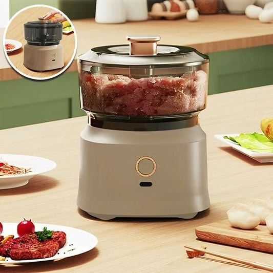 Mini-hachoir à viande électrique  beige – vue principale