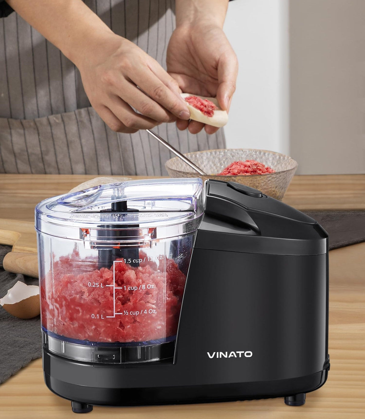 mini hachoir électrique 350 ml | Compact Puissant - Duocuisine