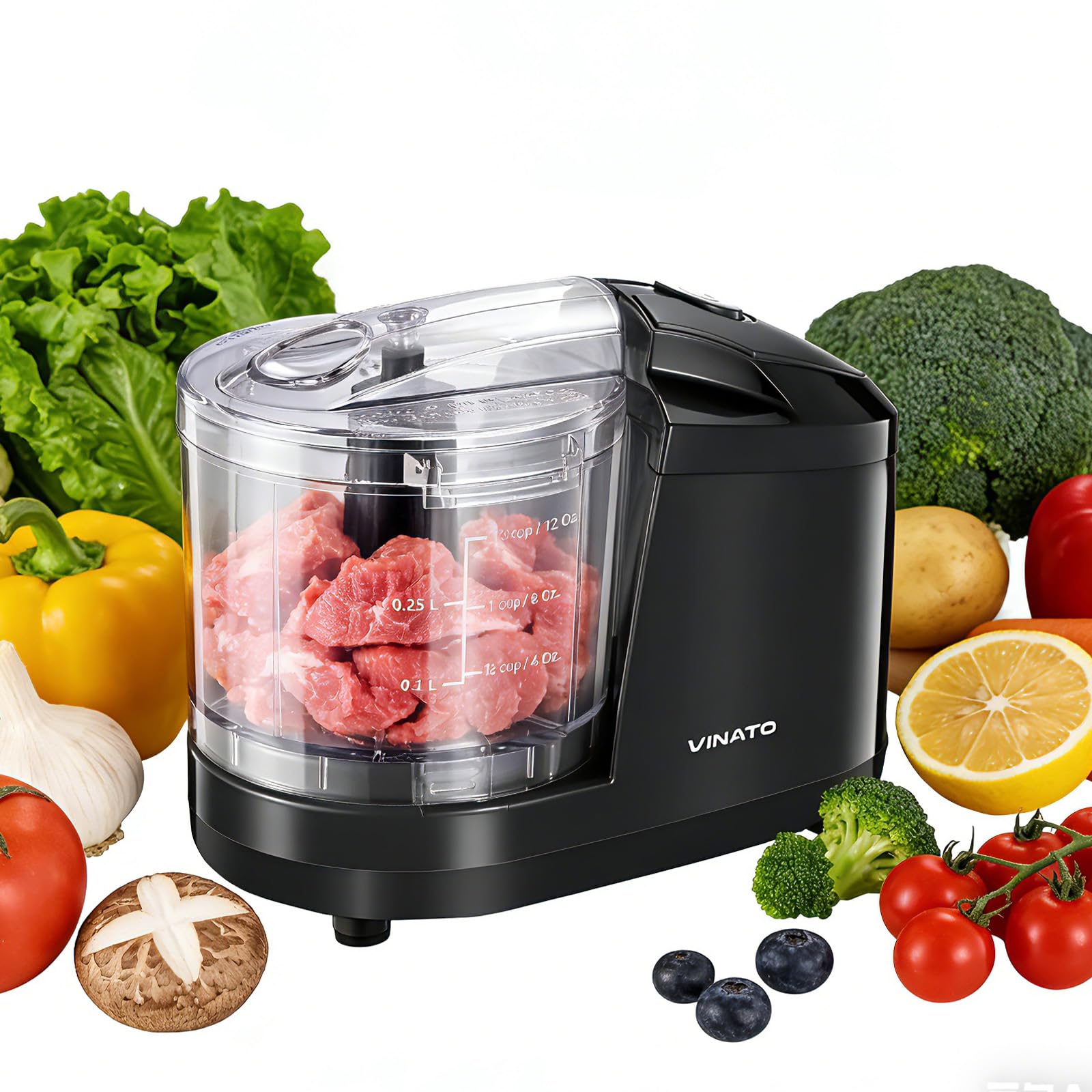 mini hachoir électrique 350 ml | Compact Puissant - Duocuisine