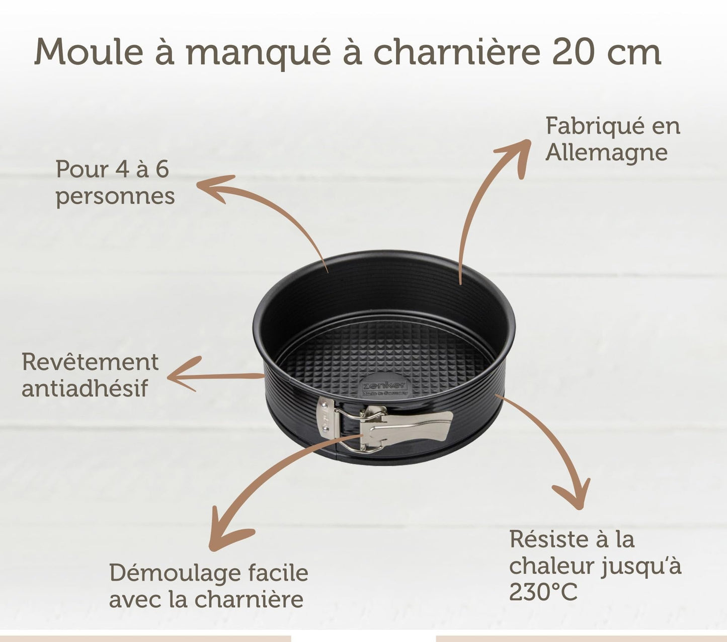 Moule à charniere | Antiadhésif - Duocuisine
