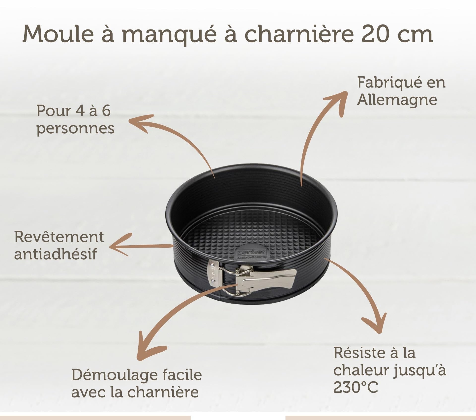 Moule à charniere | Antiadhésif - Duocuisine