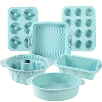 Set moules silicone | Gâteaux, muffins, desserts - Duocuisine
