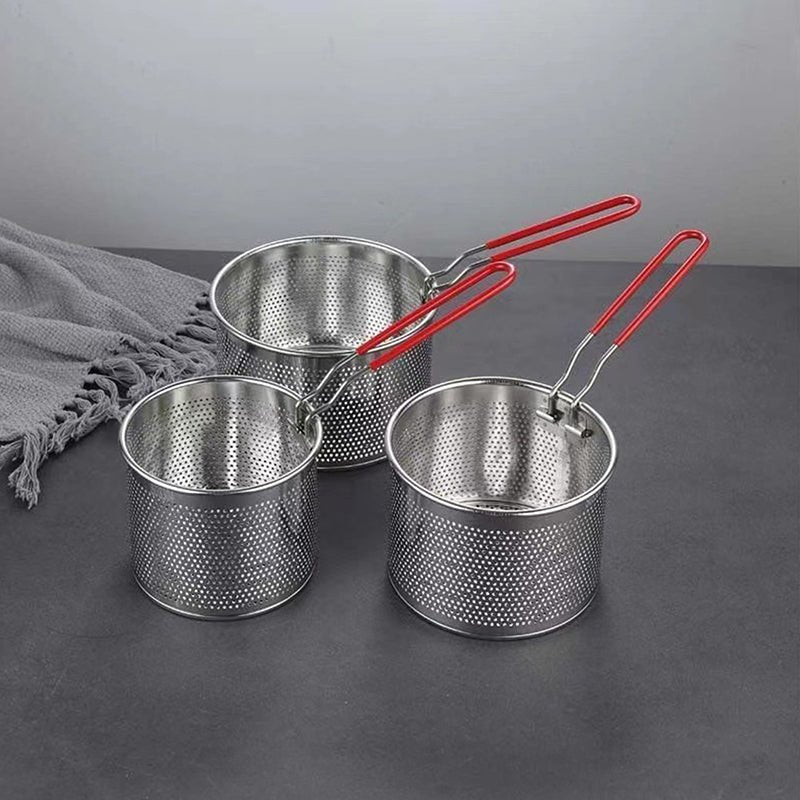 Panier friteuse inox ultra-pratique – résistance haute température et facilité nettoyage