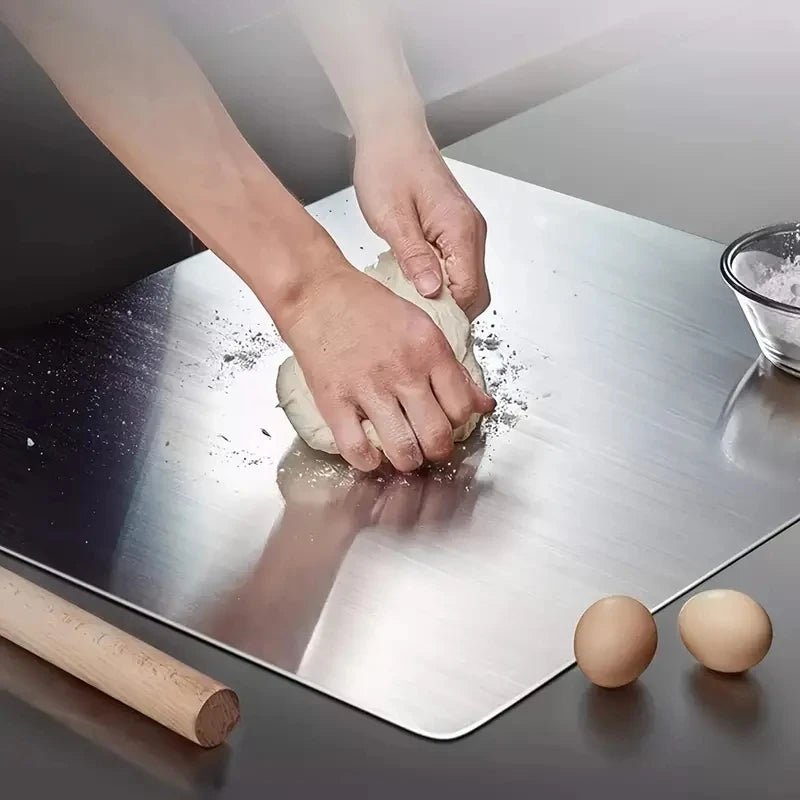 Planche à Découper Acier Inox de Comptoir - Duocuisine