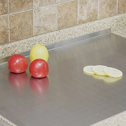 Planche à Découper Acier Inox de Comptoir - Duocuisine