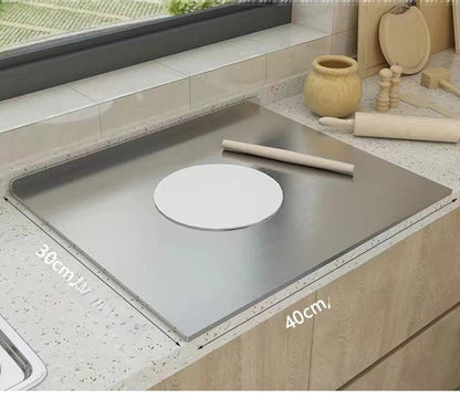 Planche à Découper Acier Inox de Comptoir - Duocuisine