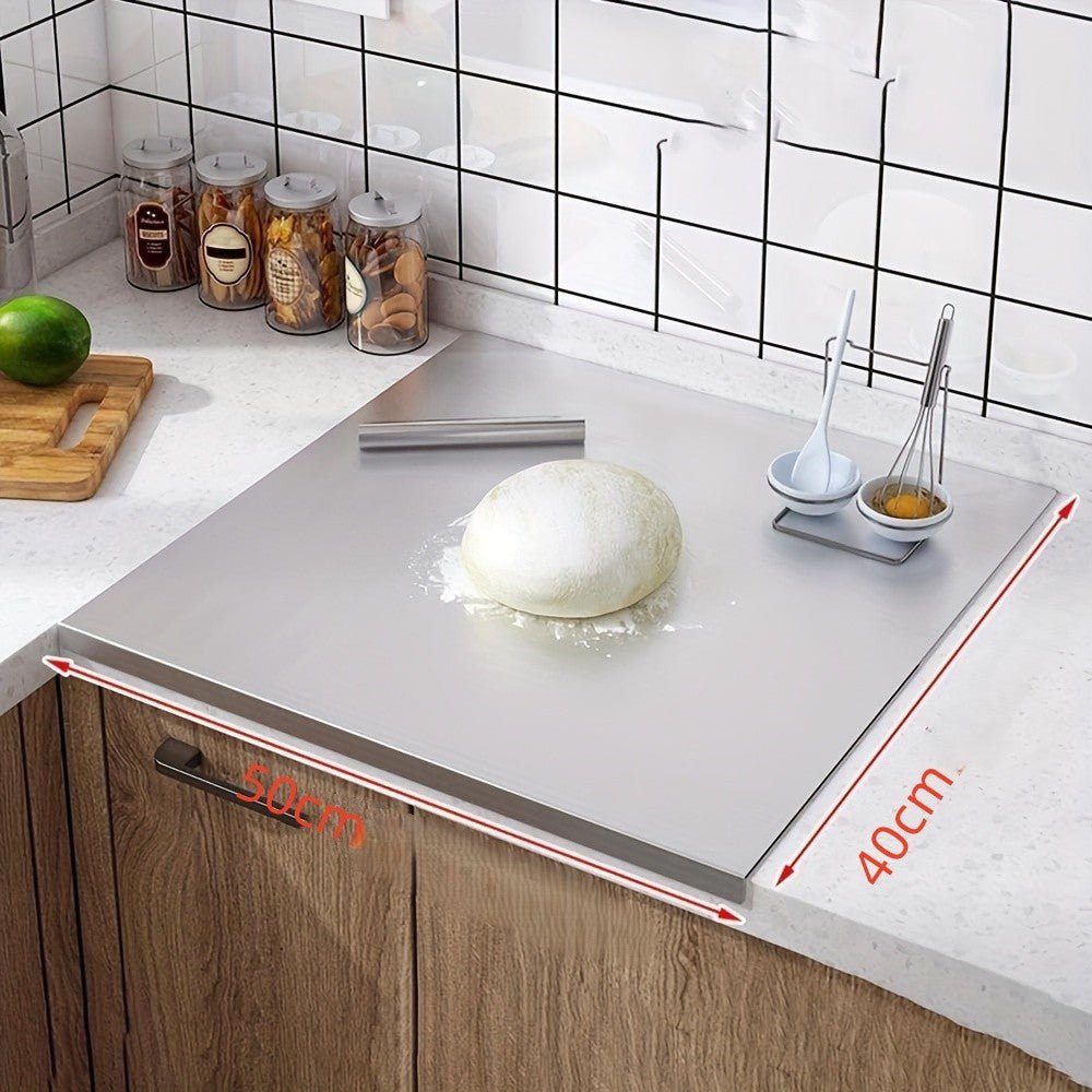 Planche à Découper Acier Inox de Comptoir - Duocuisine