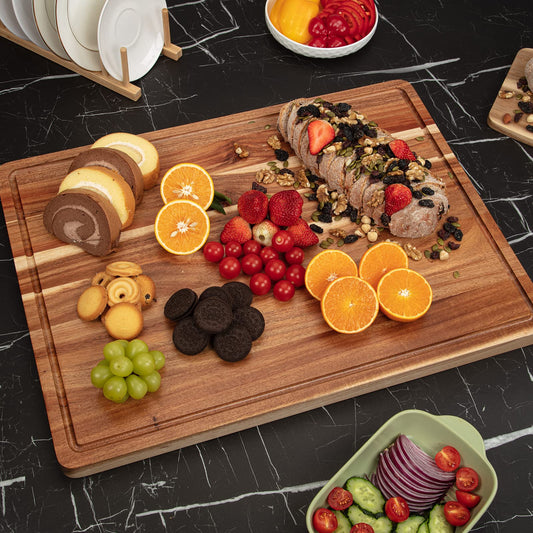 Planche à Découper Bois Acacia Fashionwu - Duocuisine