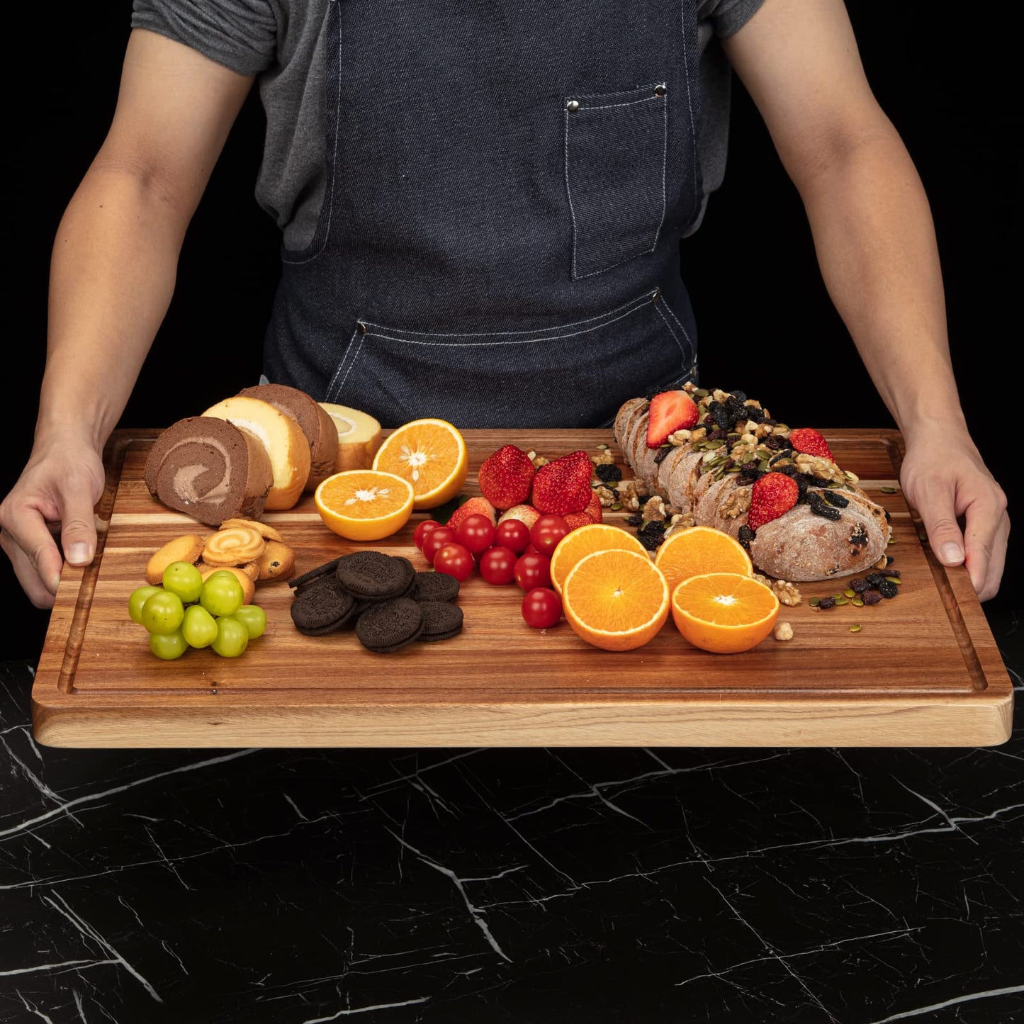 Planche à Découper Bois Acacia Fashionwu - Duocuisine