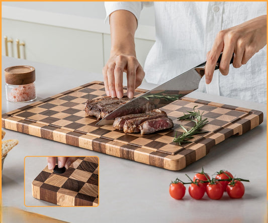 Planche à Découper Bois Acacia Thetchry - Duocuisine