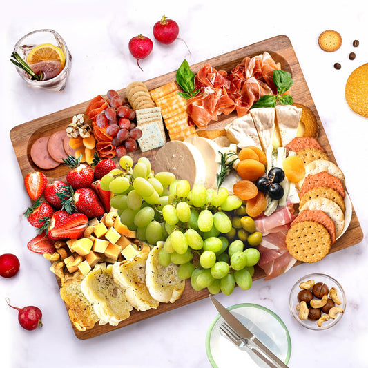 Planche à Découper Bois Acacia Willkommen - Duocuisine