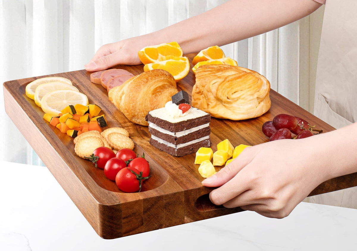 Planche à Découper Bois Acacia Willkommen - Duocuisine