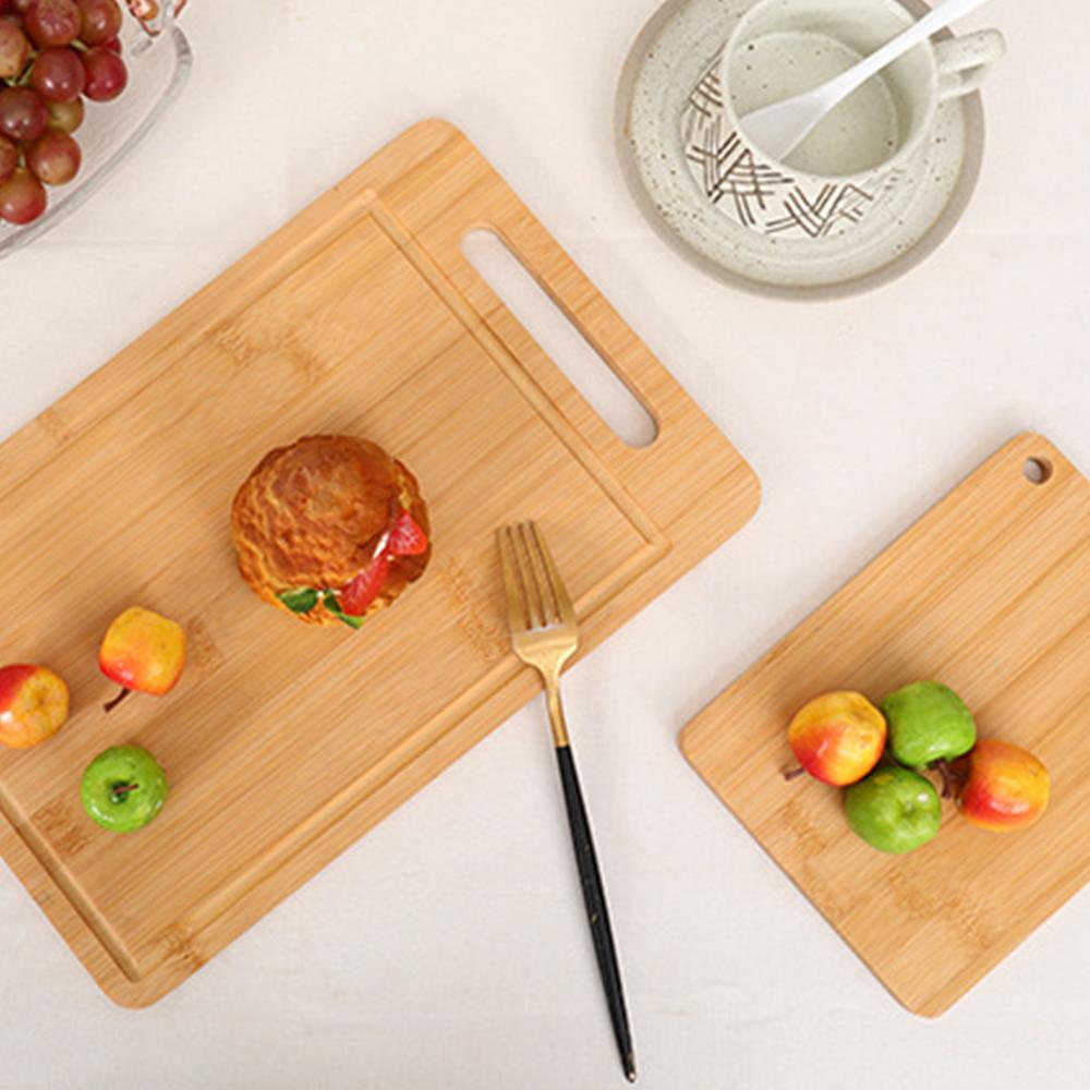Planche à découper bois | Authentica - Duocuisine avec dessert et pomme