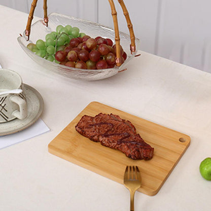 Planche à découper bois | Authentica - Duocuisine avec un steak
