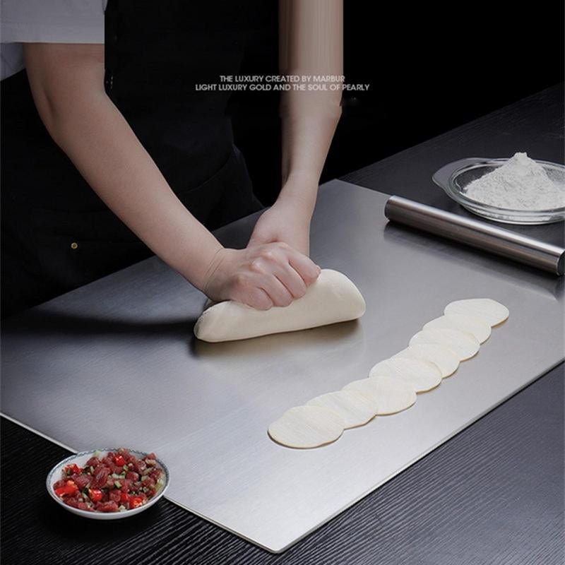 Planche à Découper Inox | Anti-Bactéries 40x30cm ou 50x40cm - Duocuisine