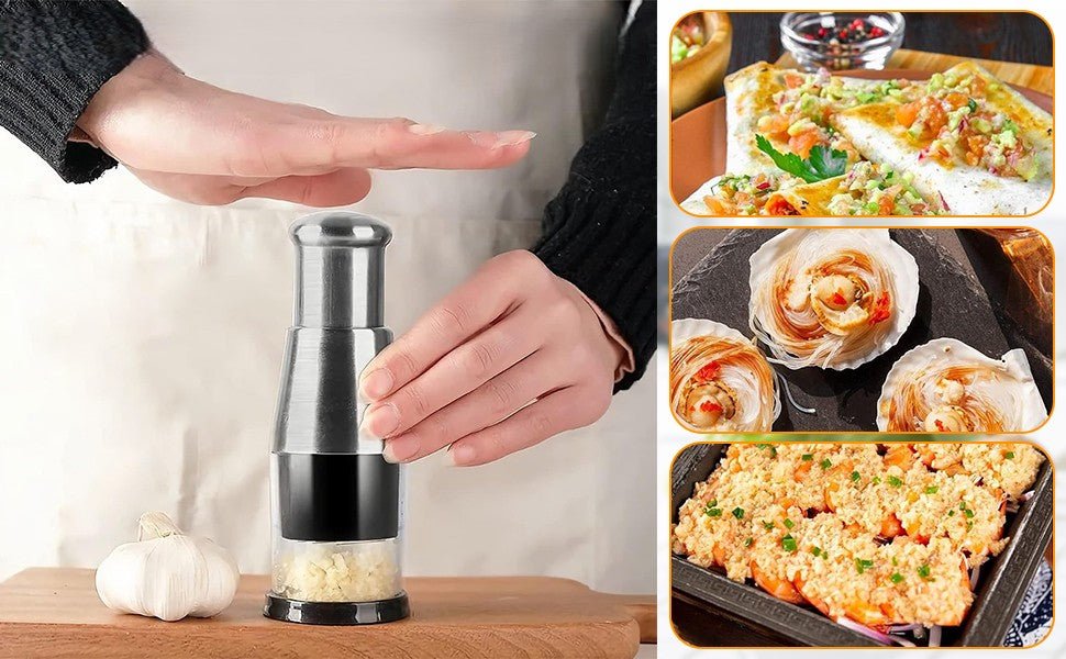 Presse-Ail Manuel | Multifonction Inox - Duocuisine