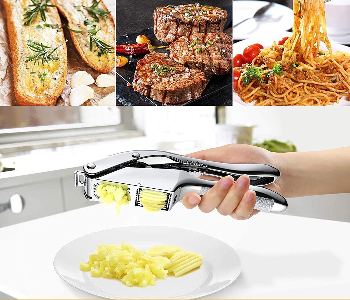 Presse Ail | Professionnel 2 en 1 - Duocuisine