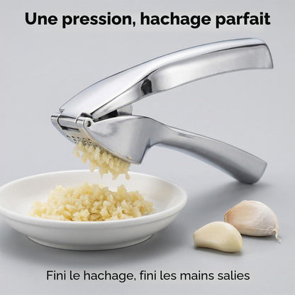 Presse-Ail Robuste | Alliage Zinc Antirouille - Duocuisine