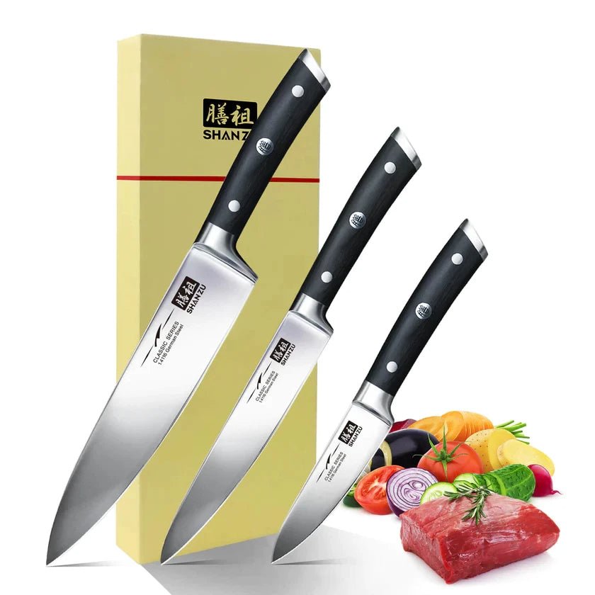 set de couteau de cuisine Shanzu 3 pieces - Duocuisine