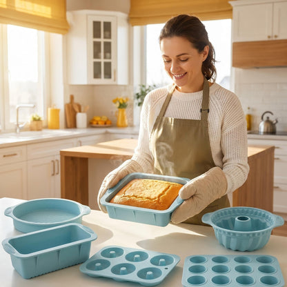 Set moules silicone | Gâteaux, muffins, desserts - Duocuisine