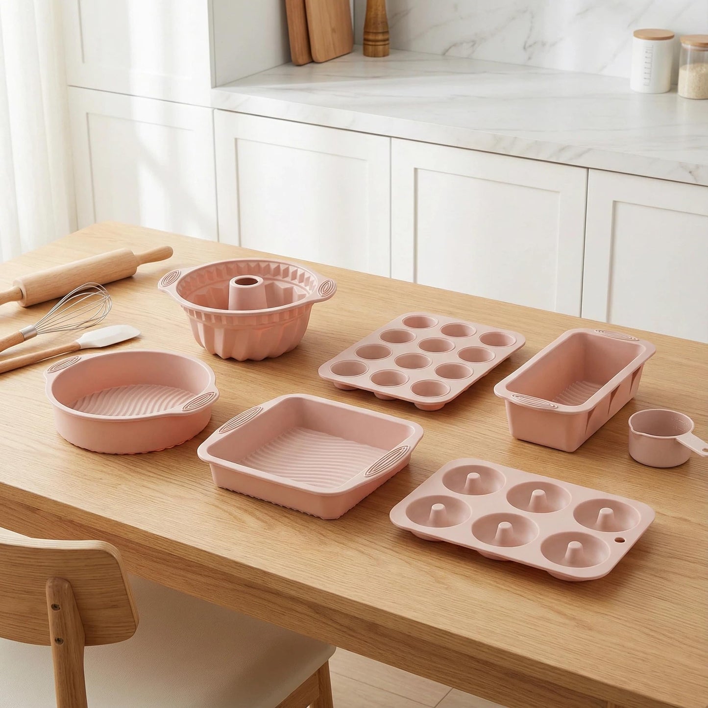 Set moules silicone | Gâteaux, muffins, desserts - Duocuisine
