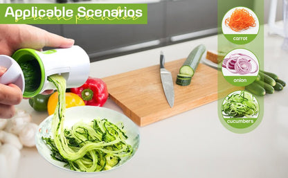 "VegetableSpiralizer™ | Trancheuse à Spirale Légumes & Concombre | Duocuisine" - Duocuisine