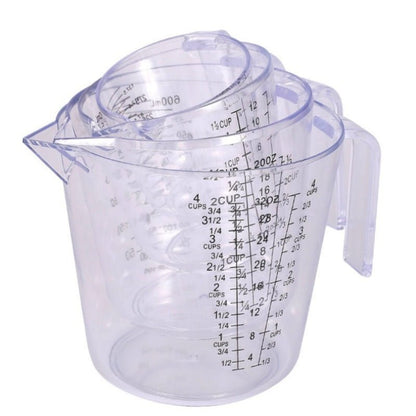 Verre doseur transparent — détail des graduations